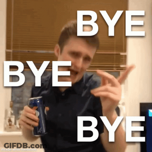 Man Holding Pepsi Can Bye Bye GIF
