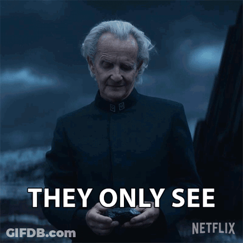 Man Holding Phone Saying What They Want To See Netflix GIF