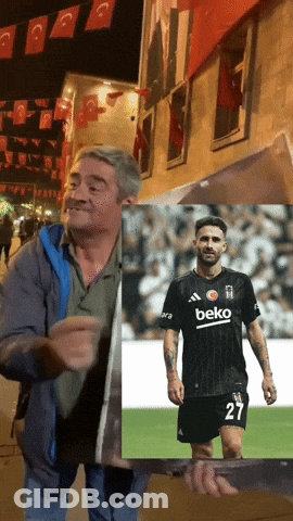Man Holding Picture Of Man In Beko Shirt GIF