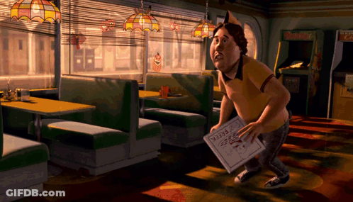 Man Holding Pizza Box GIF