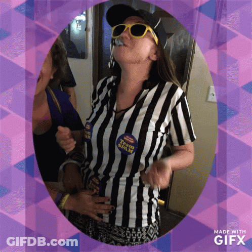 Man Holding Red Card Saying Biased Referee GIF