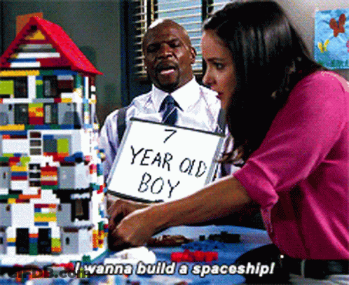 Man Holding Sign Saying 7 Year Old Boy GIF