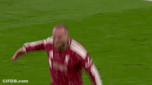 Man Holding Sign Saying Alexander Sorloth GIF