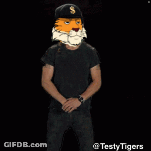 Man Holding Stick Happy Birthday Geminis GIF