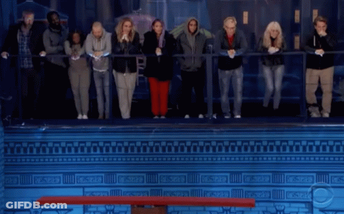 Man Holding Stuffed Animals In Front Of C-Span Sign GIF