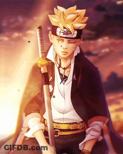 Man Holding Sword GIF