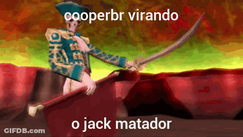 Man Holding Sword Cooperbr Virando O Jack Matador GIF