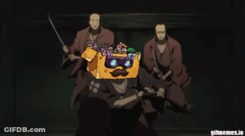 Man Holding Sword With Gifmemes.io GIF