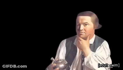 Man Holding Teapot Saying Stay Away From My Senpai GIF