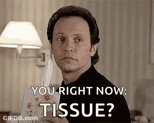 Man Holding Tissue Saying You Right Now Tissue GIF