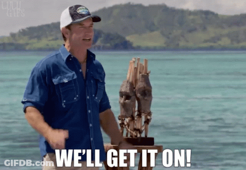Man Holding Trophy Saying We'll Get It On GIF
