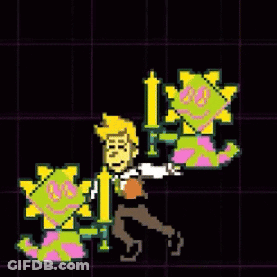 Man Holding Two Candles In Dark Room GIF