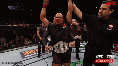 Man Holding UFC Belt GIF