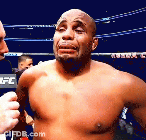 Man Holding UFC Microphone GIF