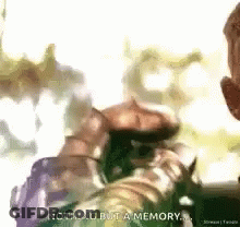 Man Holding Water Saying Nothing But A Memory GIF