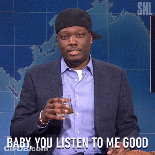 Man Holding Whiskey Saying Baby You Listen GIF