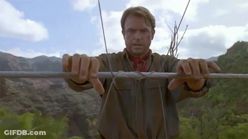 Man Holding Wire Giving Thumbs Down GIF