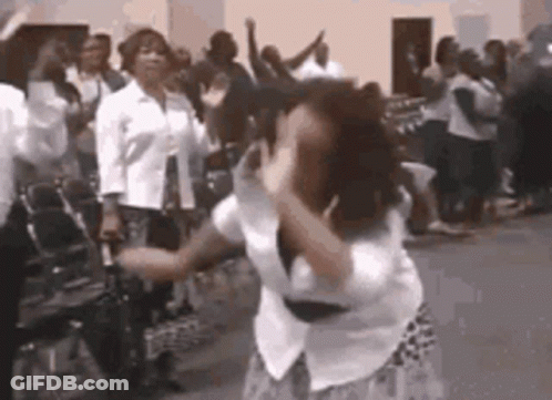 Man Holding Woman's Arm GIF