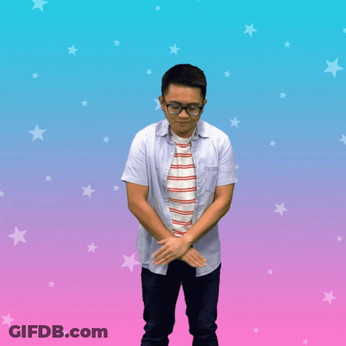 Man Holds Rainbow Saying Thank You Election Her GIF