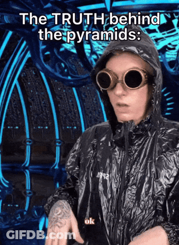 Man Hooded Jacket Truth Behind The Pyramids GIF