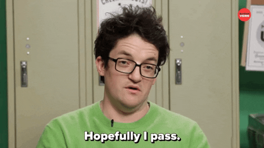 Man Hopefully I Pass Bar Exam GIF
