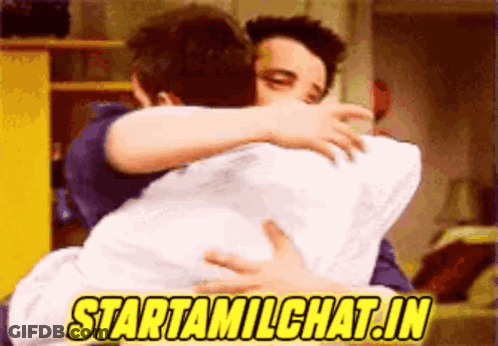 Man Hugging Another Man Startamilchat.in GIF