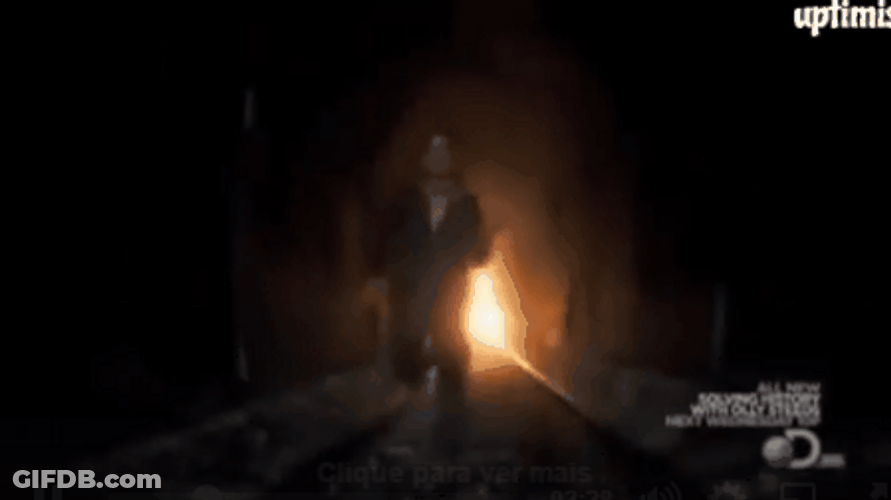 Man Hurry Up Running Train Tunnel GIF