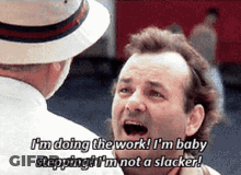 Man I'm Doing Work I'm Baby Stepping GIF