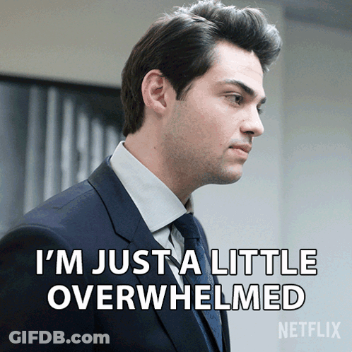 Man I'm Just A Little Overwhelmed By Netflix GIF