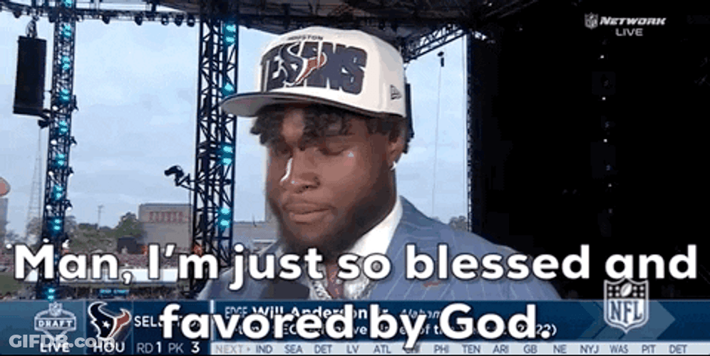 Man I'm Just So Blessed And Favored By God GIF