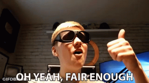 Man In 3D Glasses Thumbs Up Oh Yeah Fair Enough GIF
