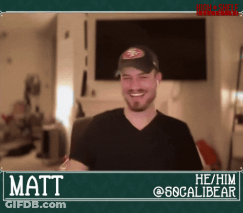 Man In 49Ers Hat Smiling GIF