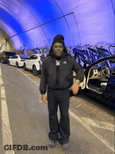 Man In Abercrombie & Fitch Jacket GIF