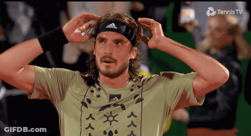 Man In Adidas Headband GIF