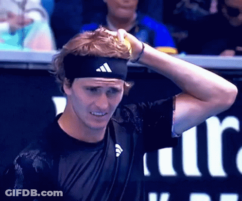 Man In Adidas Headband Holding Tennis Ball GIF