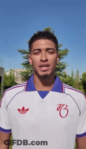 Man In Adidas Shirt With Letter B GIF
