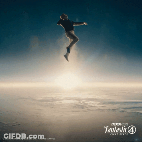 Man In Air Fantastic 4 First Steps GIF