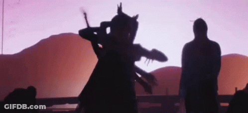 Man In American Flag Cape Before Destroyed House GIF