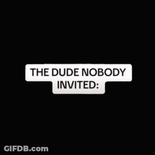 Man In American Flag Costume Holding Invitation GIF