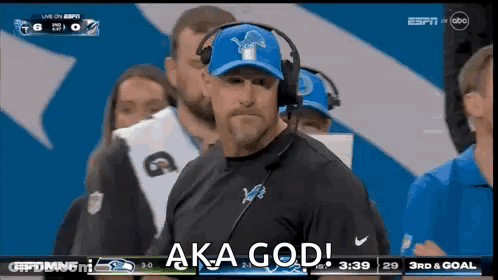 Man In Antler Crown Says Then You Go And Beat The Packers In The Playoffs GIF