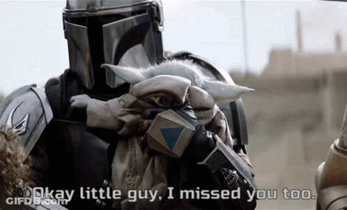 Man In Armor Holding Baby GIF
