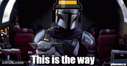 Man In Armor Holding Baby This Is The Way GIF