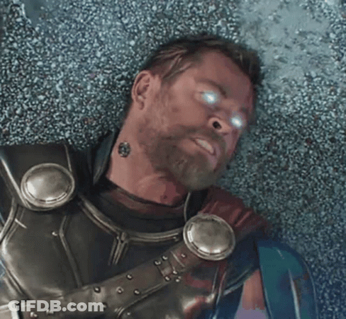 Man In Armor With Blue Eyes GIF
