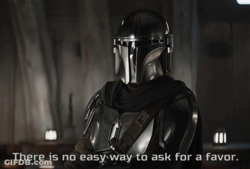 Man In Armor With No Easy Way To Ask GIF