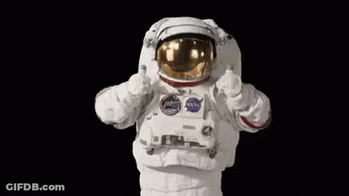 Man In Astronaut Suit Thumbs Up GIF