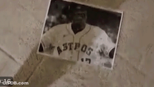 Man In Astros Jersey GIF