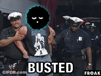 Man In Austin Shirt Busted By Police GIF