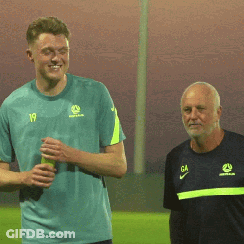 Man In Australia Shirt GIF