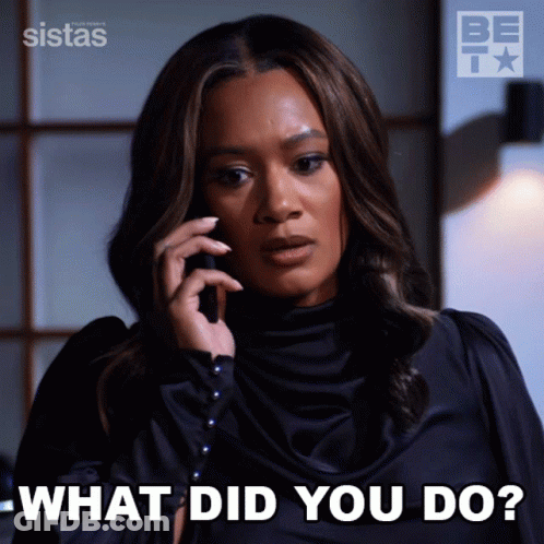 Man In Back Seat Asking What'd You Do GIF
