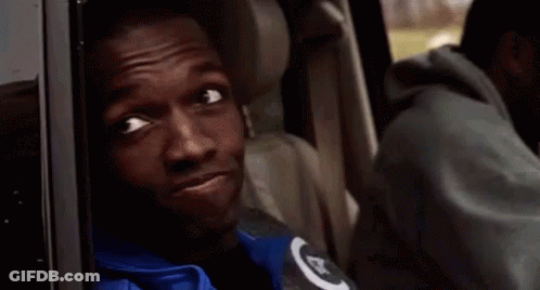 Man In Back Seat Looking Out Window GIF